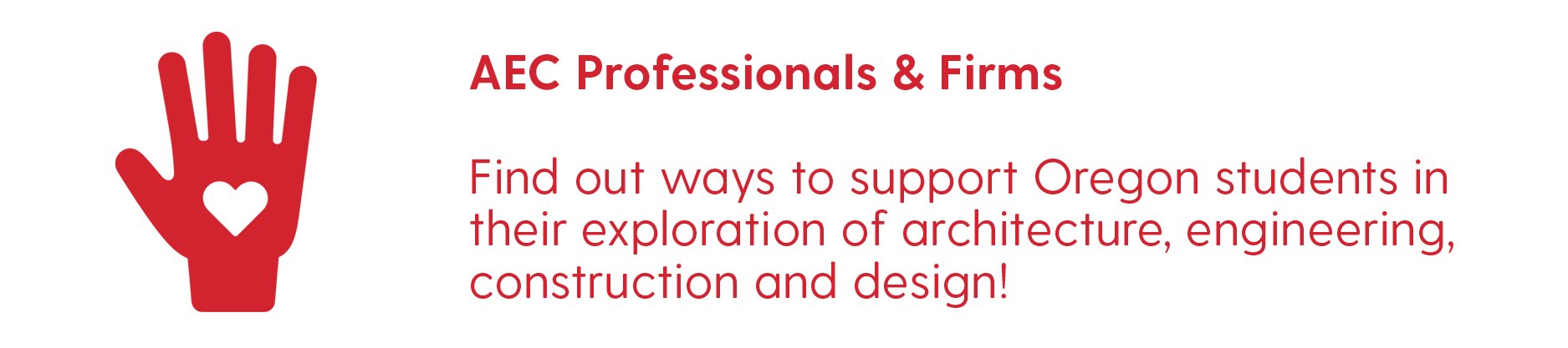 AEC Professionals & Firms: Find out ways to support Oregon students in their exploration of architecture, engineering, construction and design!